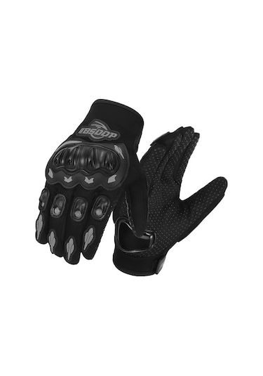 Trendooze Tam Parmak Motosiklet Motosiklet Erkek Eldiveni Pz Model 3