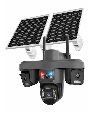 O-kam Ok335 Premium Serisi 12mp 4 Kameralı 4g Çift Solar Panel Gece Görüş 1 Yıl Turkcell +128gb Hafıza
