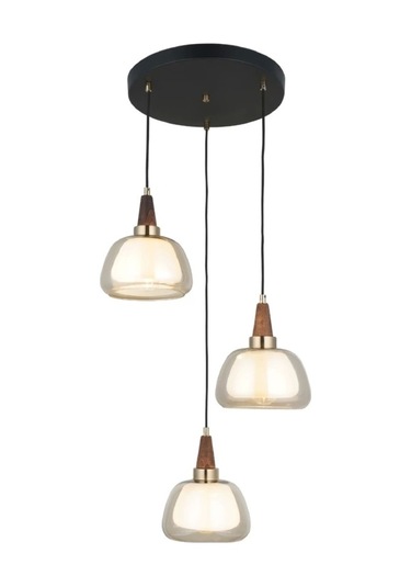 Ermo 3 Lu Antık Lak 3 Lu Avıze 3xe27 Çok Renkli