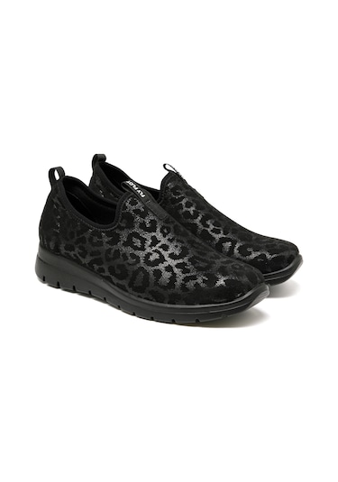 Sneaker Günlük Kadın 27 T12 Ax Fly Flot Cloth Woman Black Siyah