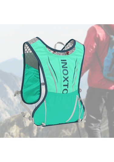 Suntek Hidrasyon Paketi Yeleği, Ayarlanabilir Koşu Takımı Yeşil