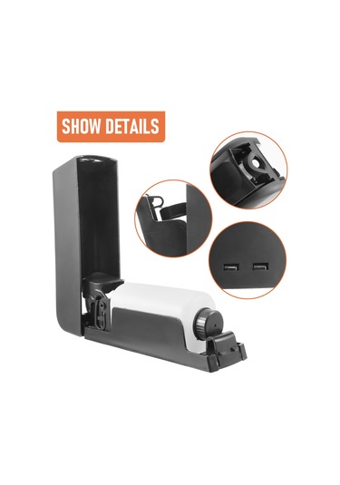 Xiaaokeji 350ml Sabunluk Banyo Duş Jeli Sıvı Şampuan Dispenseri Siyah