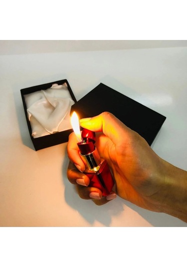 Alsepeteavm Ruj Modeli Gazlı Alevli Çakmak Hediye