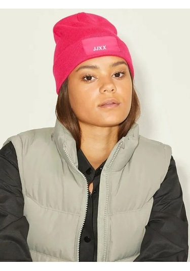 Jjxx Jxbasic Logo Beanie Acc Sn Kadın Pembe Bere - 12205033