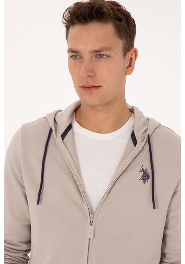 U.s. Polo Assn. Erkek Taş Hırka Örme 50313748-vr049 Tas