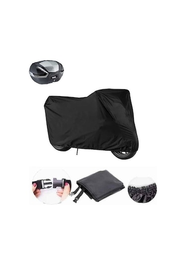 Mondial 250 Ressivo Siyah Motosiklet Brandası Premium Kalite Su Geçirmez