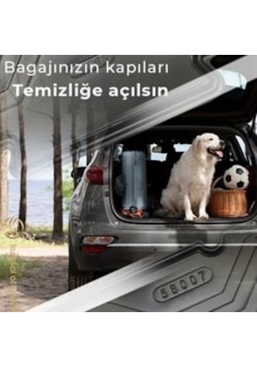 Dacia Sandero 2021+ Tam Uyumlu Kauçuk Bagaj Havuzu