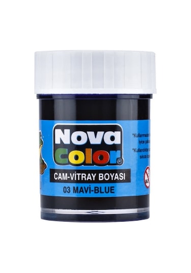 Nova Color Cam Boyası Mavi 30 ML 2 adet Mavi