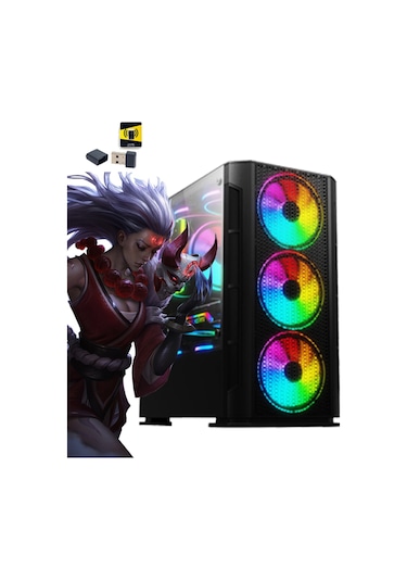 Ramtech Gaming X10 R5-5500 32 GB 960 GB 8 GB RX580 Masaüstü Oyuncu Bilgisayarı
