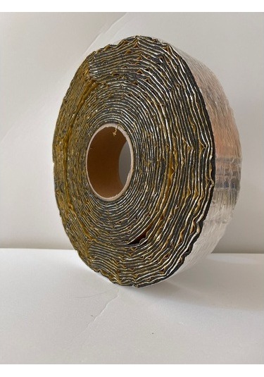 Alüminyum Kaplı 3Mm Kauçuk Sünger Bant Isı Ses Titreşim 50Mmx10Mt (535546604)