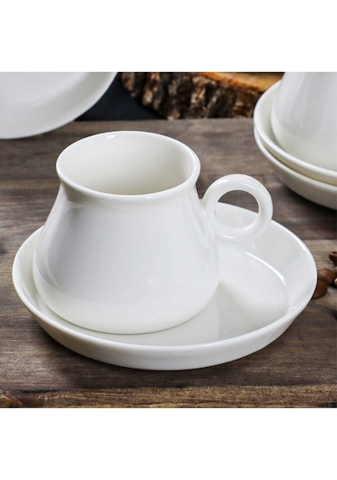 Perotti 11918 Pablo 12 Parça Türk Kahvesi Porselen Fincan Takımı