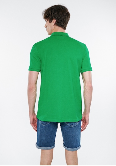 Mavi - Yeşil Polo Tişört 064946-71754 Yeşil