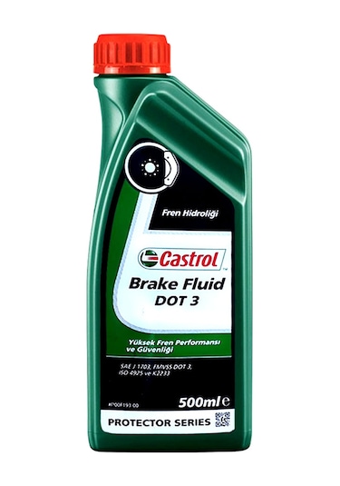 Castrol Brake Fluid DOT 3 Fren Hidrolik Sıvısı 500 ML