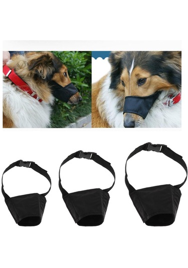 Homyl 2 Adet Ayarlanabilir Pet Köpek Anti-ısırma Namlu S