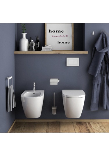 Pirenei Duvara Monte Tuvalet Fırçalık - Mat Beyaz