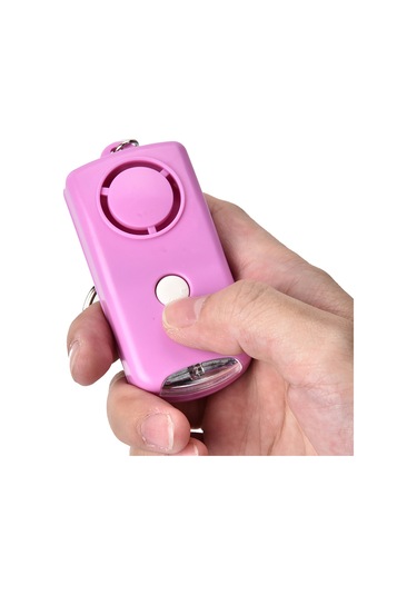 120db Yaşlı Kız Çocuk Kişisel Güvenlik Alarmı Kendini Savunma Alarmı Led Işıklı Anahtarlık