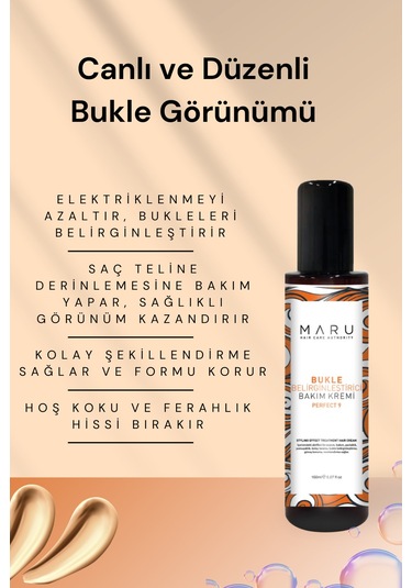 Maru Bukle Belirginleştirici Bakım Kremi 150 ML