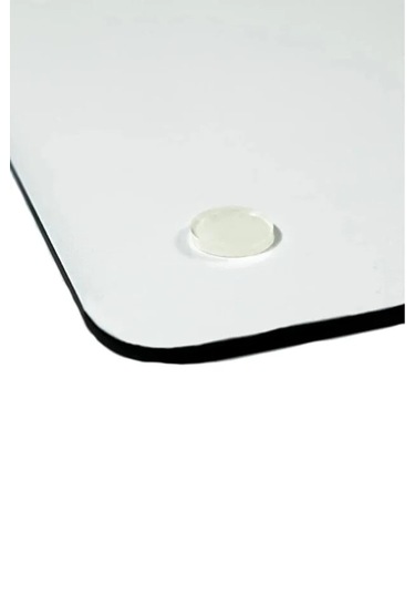 Siyah Mermer Görünümlü Cam Kesme Tahtası Kırılmaz, Oval Kenarlı 20x30 Cm Hijyenik Kesme Tahtası Siyah Mermer