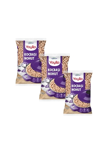 Yayla Koçbaşı Nohut 2 Kg X3