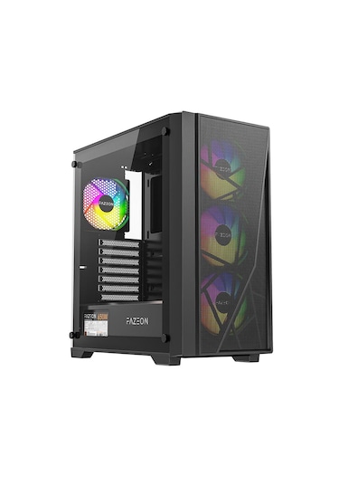 Fazeon F12 650w 80plus Bronze Mesh 4x120mm Argb Fanlı Atx Bilgisayar Kasası