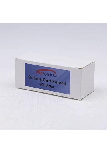 Fuyaku Gümüş Deri Kalemi Metal 200 Adet