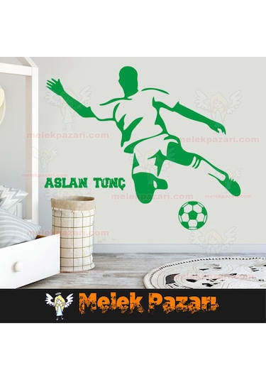 Futbolcu Isim Yazılabilir Duvar Sticker