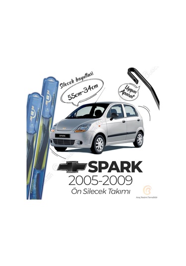 Chevrolet Spark Ön Silecek Takımı (2005-2009) RBW Hibrit