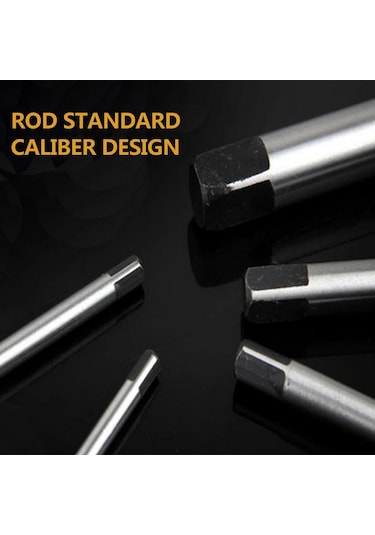 Pazly 6 Adet Vida Çıkarıcı Tırtıklı Dişli Kare Kafa Takımı