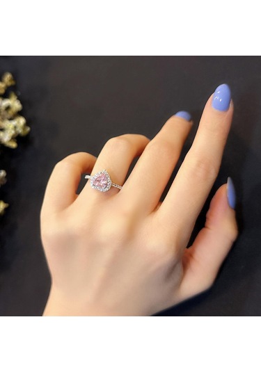 Stela Pembe Kalp Yüzük B