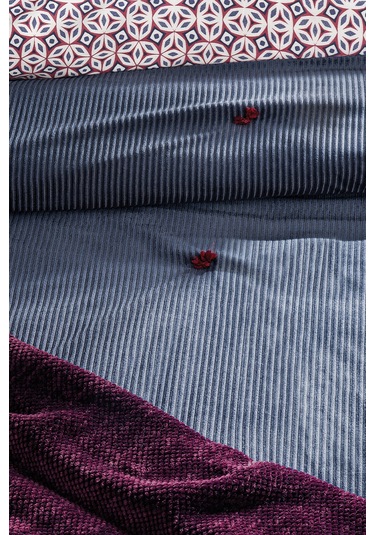 Puffy Luisa Çift Kişilik Eternal Çeyiz Seti - Lacivert