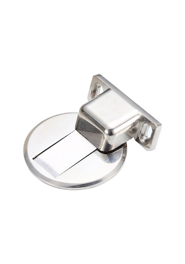 Çinko Alaşımlı Deliksiz Emiş Sessiz Güçlü Manyetik Kapı Stoper Fırçalanmış Çelik