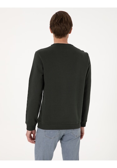 Pierre Cardin Erkek Koyu Yeşil Sweatshirt 50314978-vr079 Koyu Yeşil