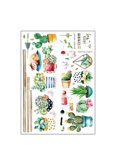 Raf Tasarımlı Karışık Dizaynlı Yapışkanlı Sticker Seti 5060 Çok Renkli