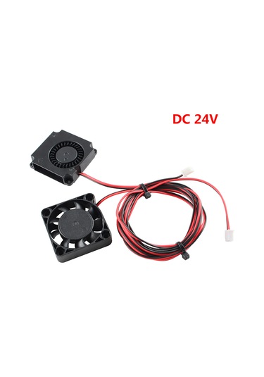Yaozixa 24v Dc 4010 Modeli Ender 3/pro/x Uyumlu Ekstruder Isı Ucu + Turbo Fan Seti Plastik, Yağlı Yatak