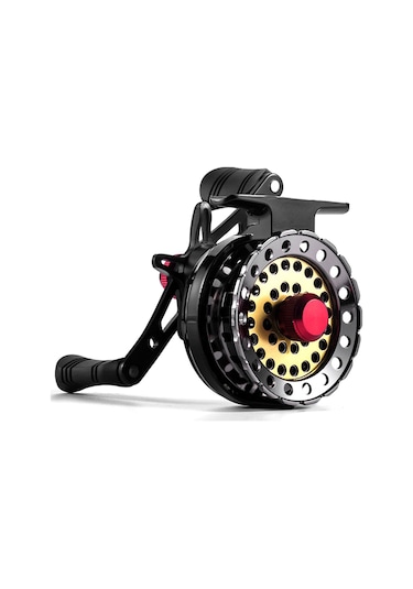 Xindoker Sol El Tam Metalik Balık Makinesi - Manyetik Yavaş Düşme Özelliği - Dayanıklı V60h Olta Makinesi