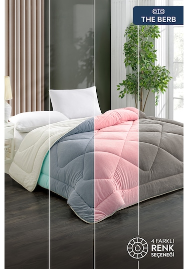 Tek Kişilik Yorgan Welsoft Kumaş Çift Taraflı Kullanım 155 X 215 Pembe