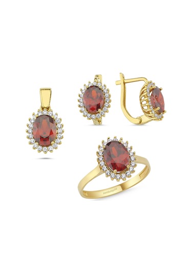 Kuwars Oval Altın Anturaj Set Takım T7897