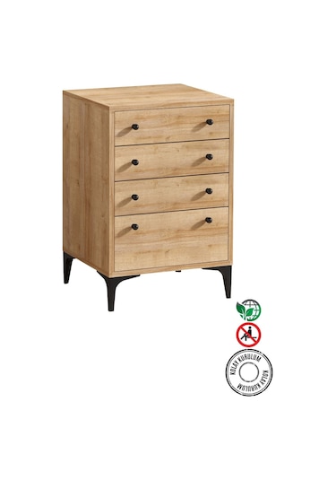 Decormet Holy Şifonyer Safir Meşe Diğer