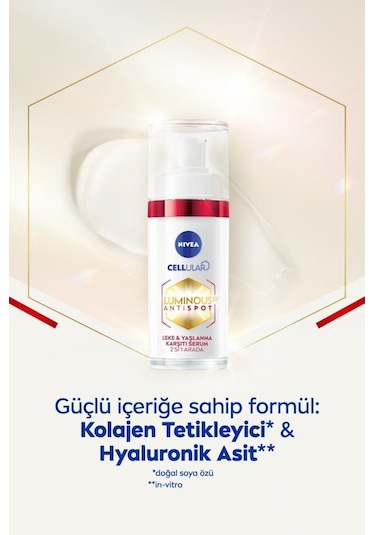 Nivea Luminous630 Spot Leke ve Yaşlanma Serumu 30 ML
