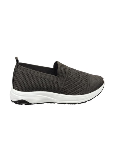 Ventes 88705z Ortopedik Triko Bağcıksız Kadın Günlük Sneaker Ayakkabı Siyah