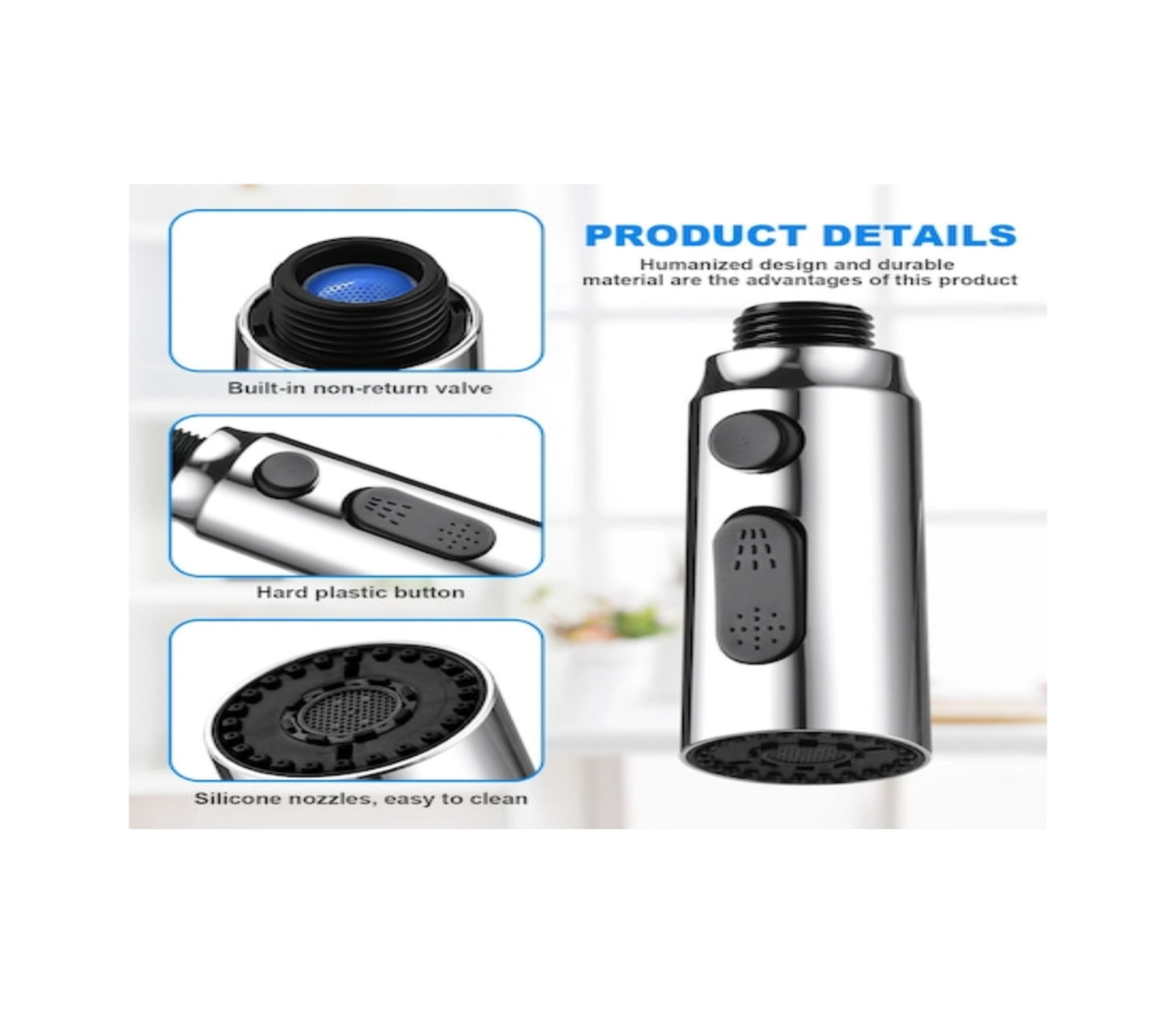 Xiyyadms Banyo Lavabo Fişi, Güneş Enerjili Led Işıklı, Su Akışı Kontrolü, Kolay Kurulum, Modern Tasarım Gümüş