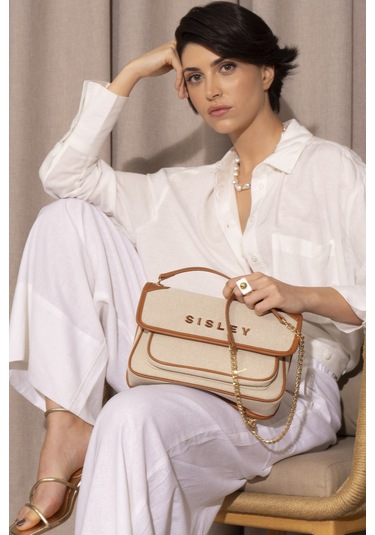 Sisley Kadın Çapraz Çantası C.sly 107 Camel