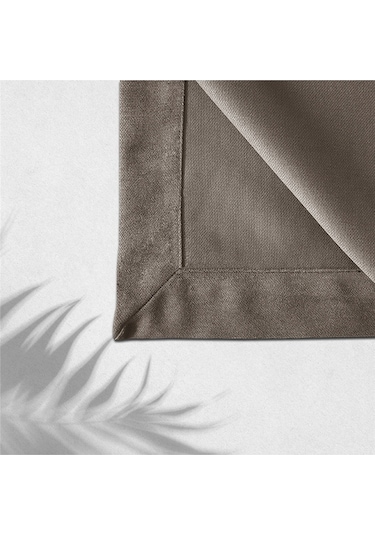 6'lı Kadife Dokulu Servis Peçetesi Vizon