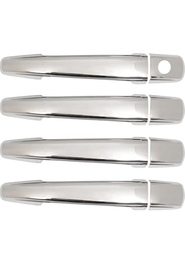 Peugeot 208 Uyumlu 2012-2020 Krom Kapı Kolu 4 Kapı Paslanmaz Çelik