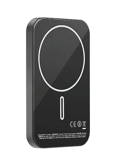 Momax Q.Mag X 5000 mAh Hızlı Şarj MagSafe Powerbank Siyah