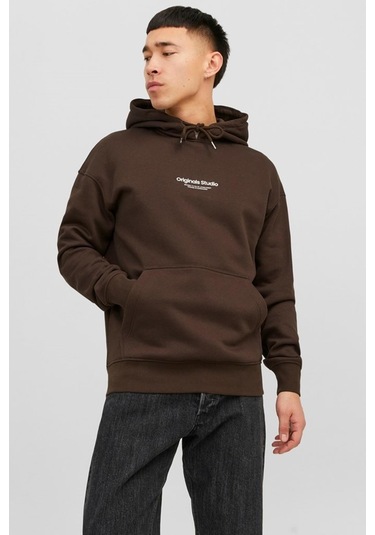 Jack&Jones Jorvesterbro Sweat Hood Noos Kahverengi