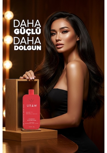 Uraw Carry Yoğun Saç Dökülmesine Karşı Bakım Şampuanı 400 ML
