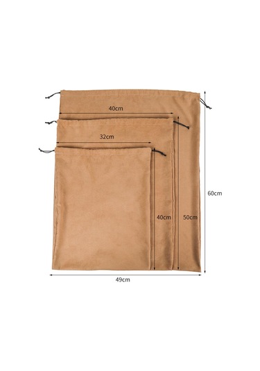 Suntek İpli Tozluk Çanta Saklama Çantası Kılıfı Haki-40x50cm-çok-renkli Çok Renkli Diğer