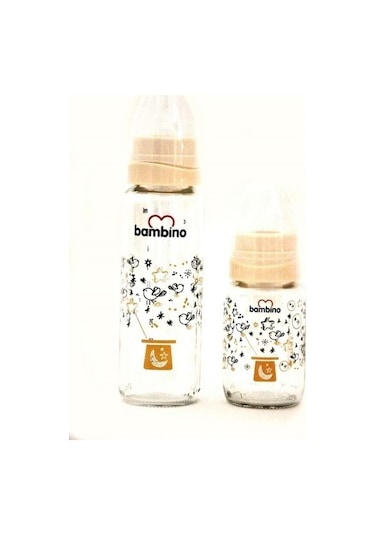 Bambino 2’Li Gaz Yapmayan Krem Biberon Seti 225 ML + 125 ML