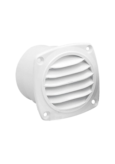 Tekne/Karavan Havalandırma Izgarası 65-70mm Beyaz